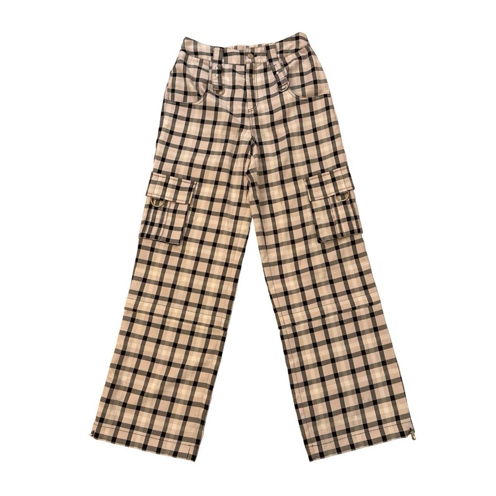 Plaid Cargo Pants